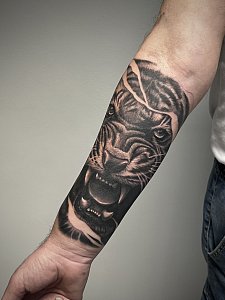 greywash realism/předloktí